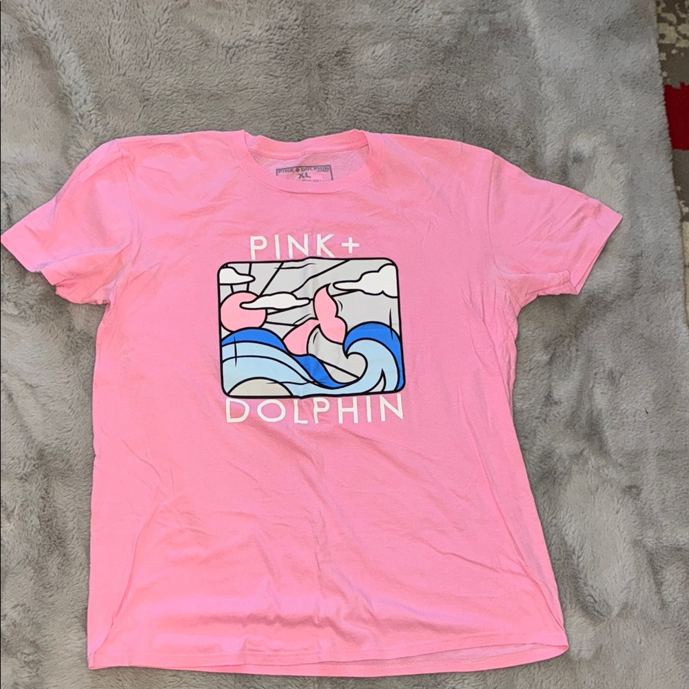 Pink Dolphin Men’s Pink Swim Tee